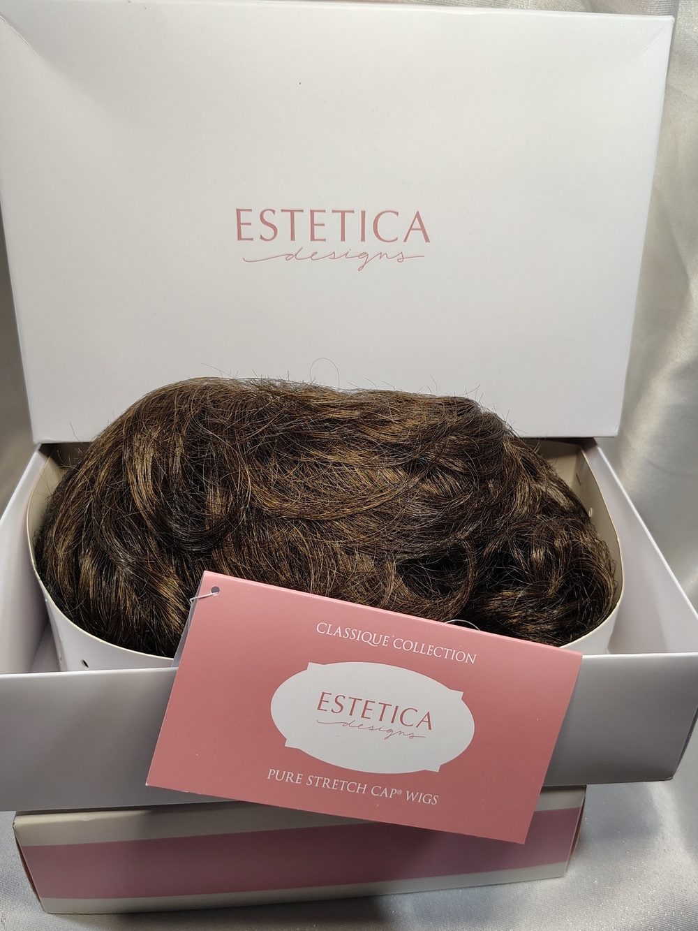 Estetica Designs MANDY Wig – Color R6/10 Toasted Cocoa – Short Curly Shag Style